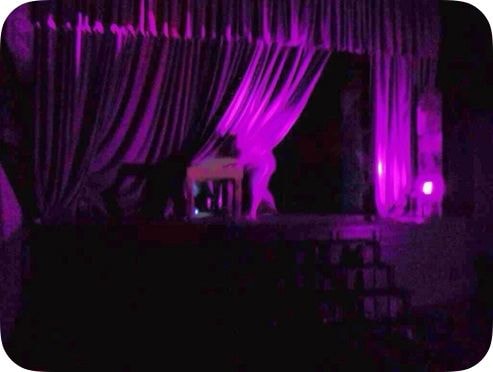 At "The Guyer." Possible apparition on the stage.